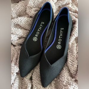 Rothy's Size 7.5 Black The Point